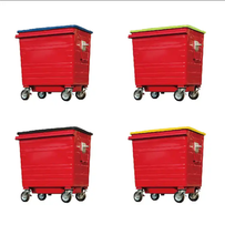 Pozinkovaný odpadkový kôš