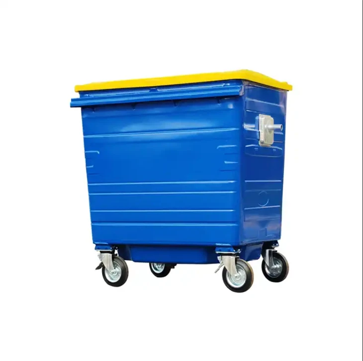 Vintage Metal Garbage Bin